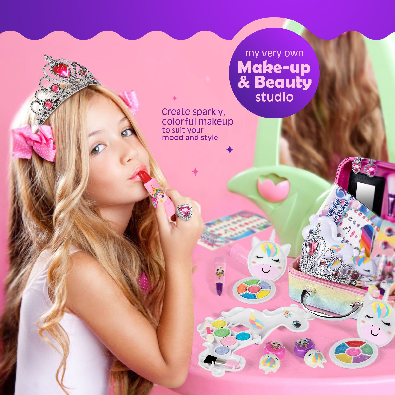ONE TO FOUR Kids Makeup Kit Girls – onetofour1234
