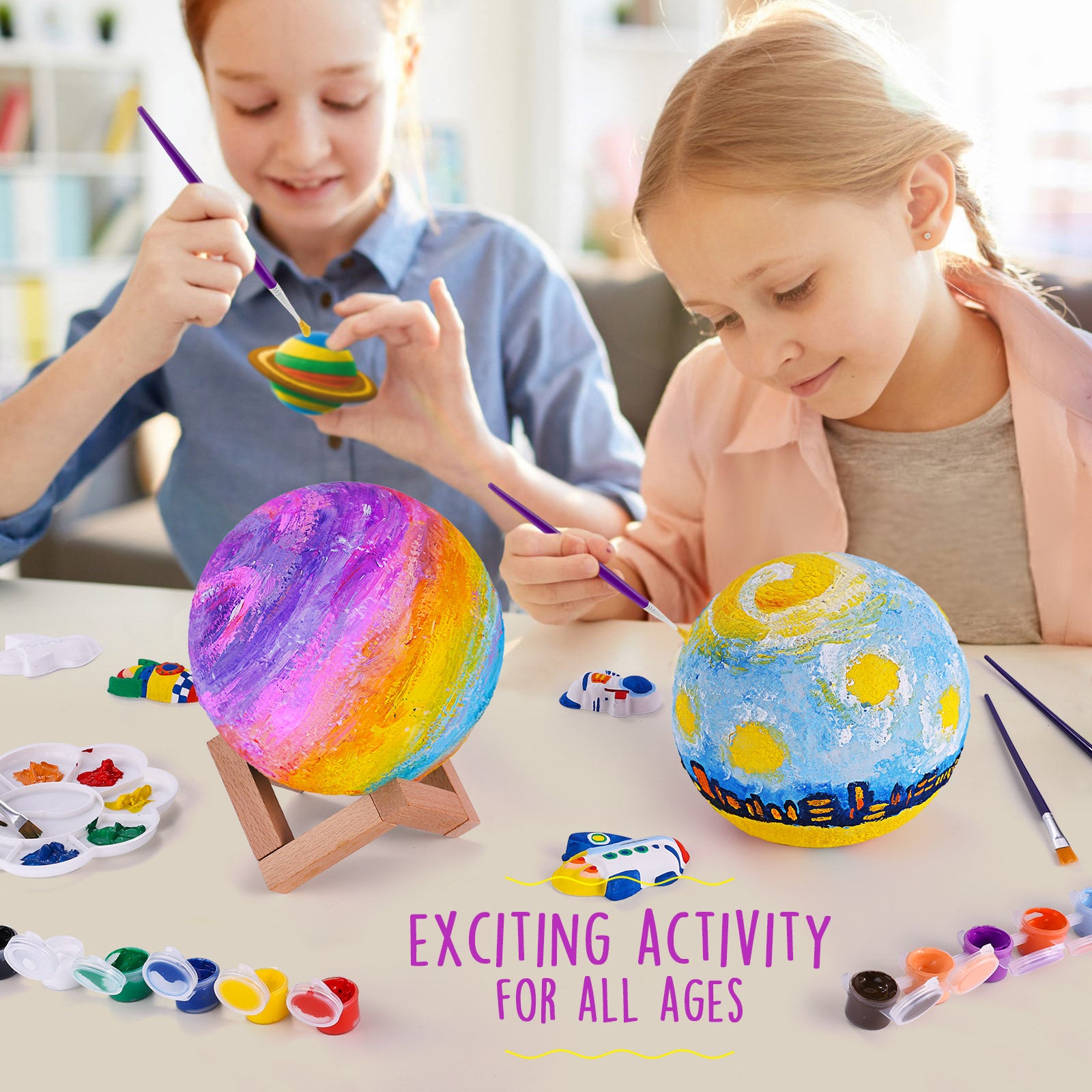 Paint Your Own Moon Lamp Kit – onetofour1234