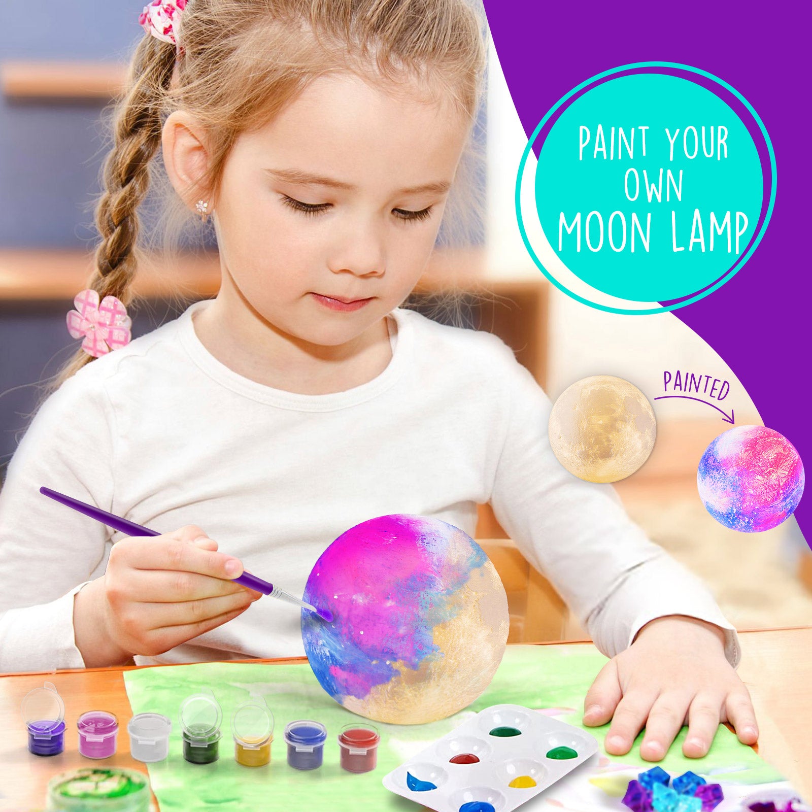 Kit Terrarium Licorne DIY – Avec Veilleuse LED 13 Couleurs – Figurines Et Accessoires – Cadeau Fille 4-12 Ans